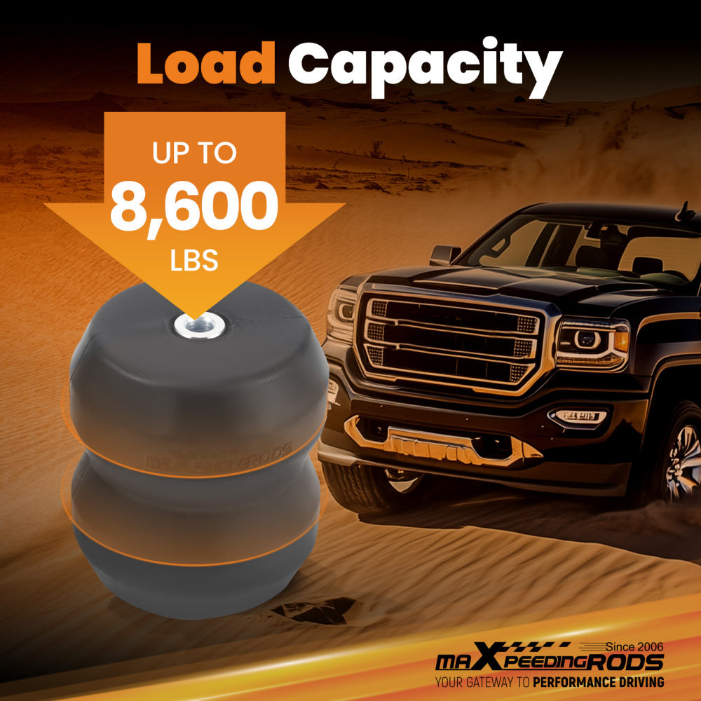 Rear Suspension Enhancement System 8600lbs compatible for Chevrolet Silverado 1500 99-2019