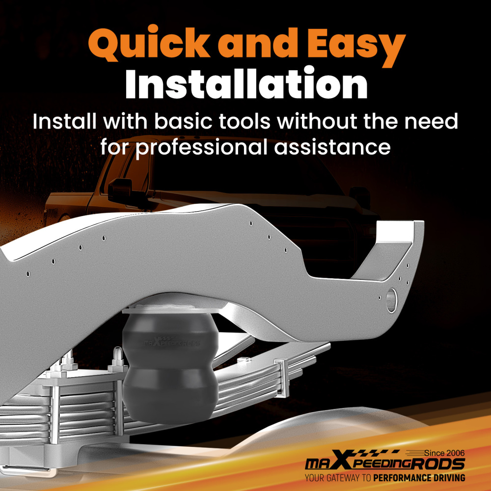 Rear Suspension Enhancement System 8600lbs compatible for Chevrolet Silverado 1500 99-2019