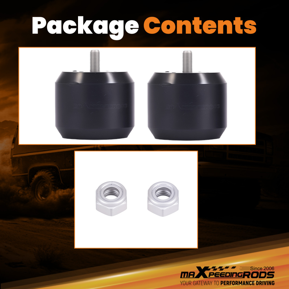 Front Left Right Rubber Spring Kit compatible for Toyota 4Runner 4WD 1984-1989 Pair