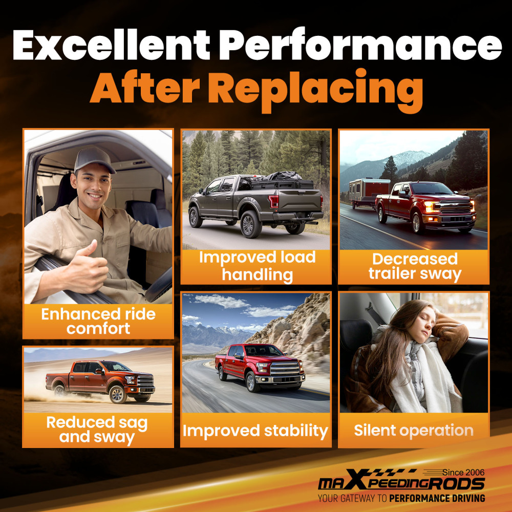 Air Suspension Helper Spring Kit compatible for Chevrolet ExpressGMC compatible for Savana 1999-2021