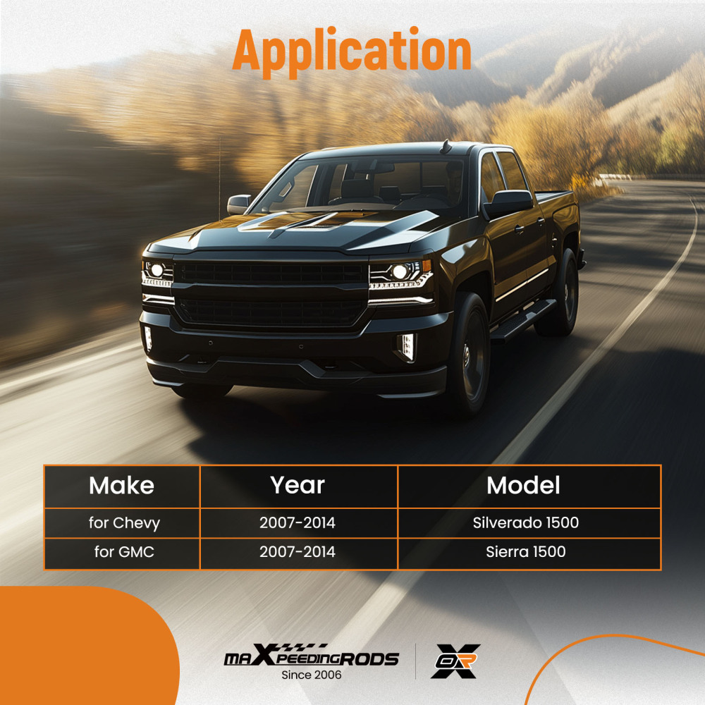 Rear Shock Mount Crossmember compatible for Chevy Silverado GMC 1500 2007-2014 Upper Tank