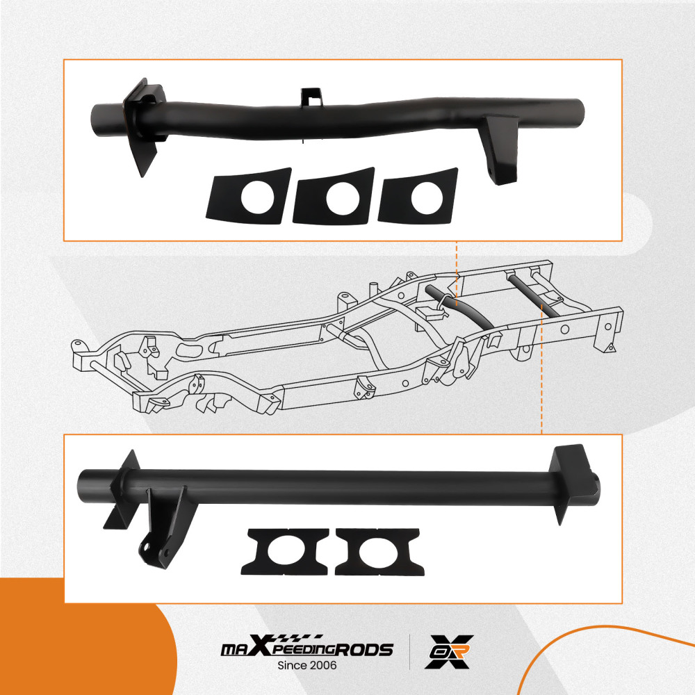 Rear Shock Mount Crossmember compatible for Chevy Silverado GMC 1500 2007-2014 Upper Tank