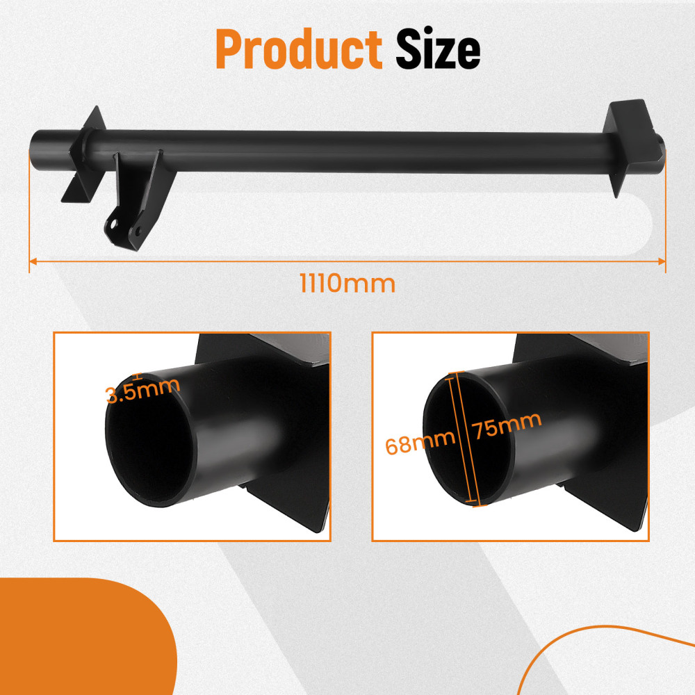 Rear Shock Mount Crossmember compatible for Chevy Silverado GMC 1500 2007-2014 Upper Tank