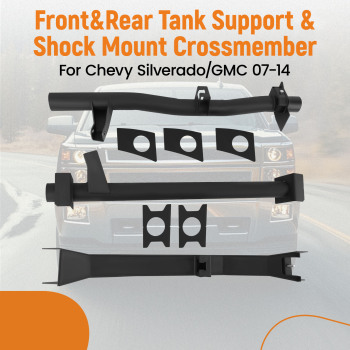 FrontRear Tank SupportShock Mount Crossmember compatible for Chevy Silverado 1500 07-14