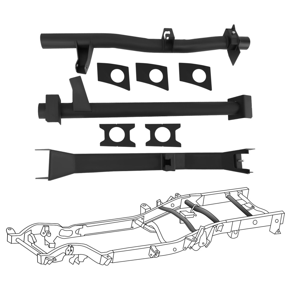 FrontRear Tank SupportShock Mount Crossmember compatible for Chevy Silverado 1500 07-14