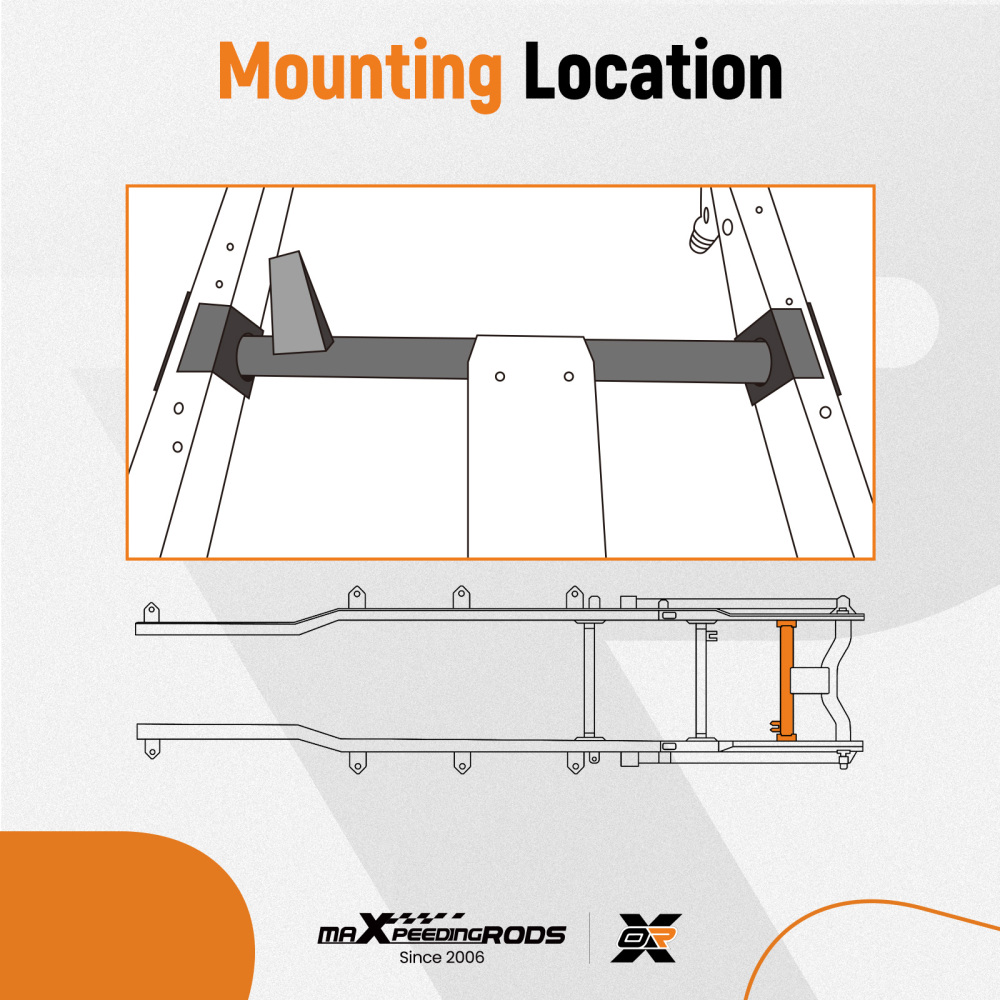 Rear Shock Mount Crossmember compatible for Chevy SilveradoGMC compatible for Sierra 1500 2007-14 NEW