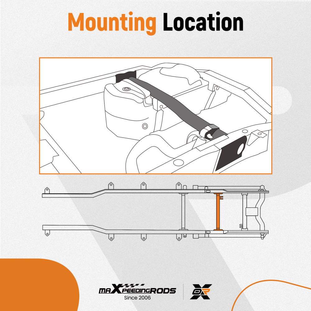 Rear Fuel Tank Support Crossmember compatible for Chevy Silverado GMC Sierra 1500 07-2014