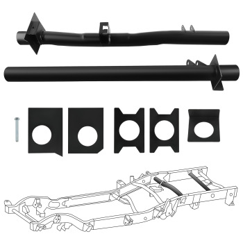 Rear Tank Support + Shock Mount Crossmember compatible for Chevy Silverado GMC Sierra 99-06