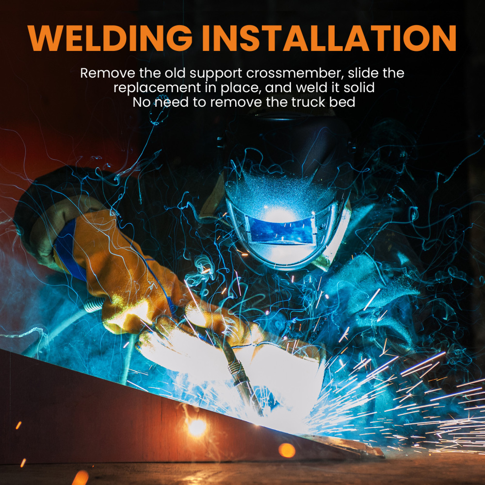 Rear Tank Support Crossmember compatible for Chevrolet Silverado 2500HD 3500HD 01-10 Black