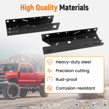 2x Rear Frame Repair Section compatible for Chevy SilveradoGMC compatible for Sierra 1500 1999-2014