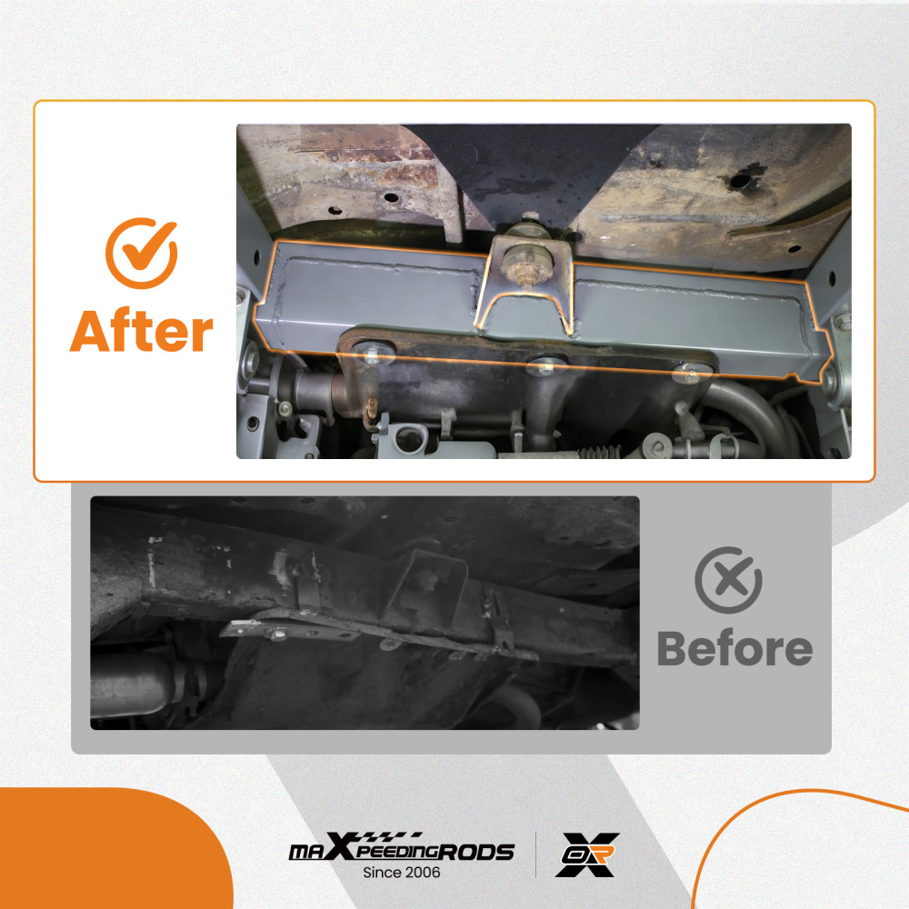 Center Skid Plates Rust Repair Frame RH LH compatible for Jeep Wrangler YJ 1988-1995 AID