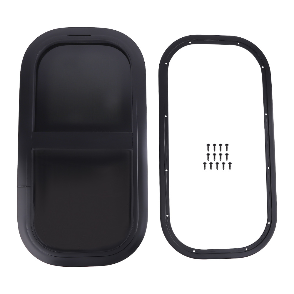 12 W 24 H RV Window for Camper/Trailer/Cargo/Food Truck Truck Mounting Ring