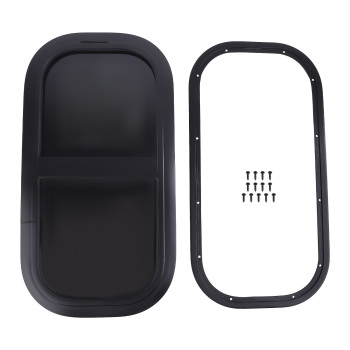 12 W 24 H RV Window for Camper/Trailer/Cargo/Food Truck Truck Mounting Ring