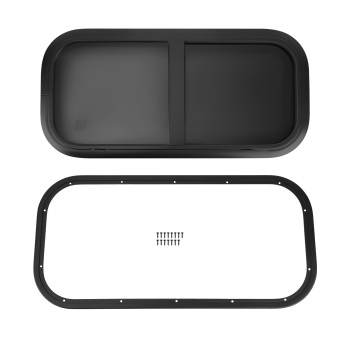 30 W 15 H RV Window for Camper/Trailer/Cargo/Food Truck Truck Mounting Ring