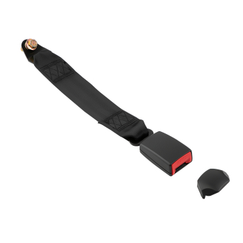 1 * Black Universal Retractable compatible for Seat Belt 3 Point Auto Car Lap Adjustable Belt