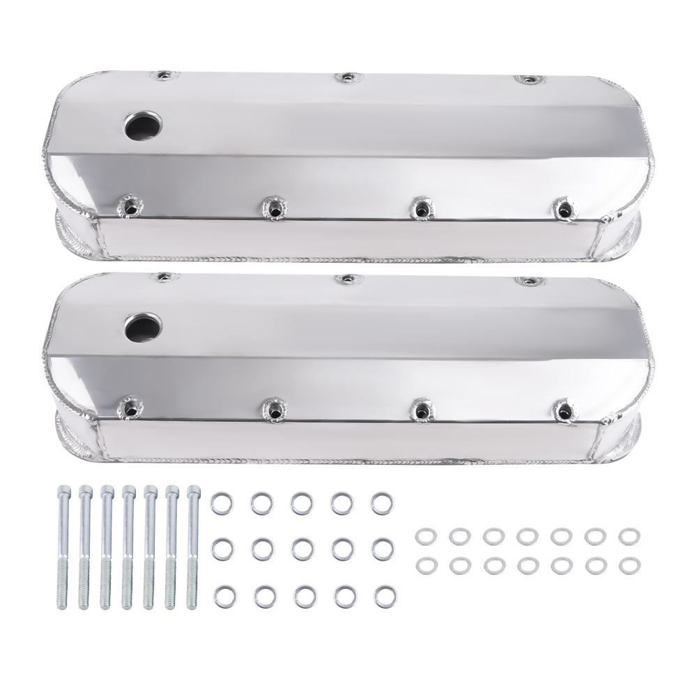 Fabricated AluminumValve Covers Center Bolt For Big Block compatible for Chevy 396 402