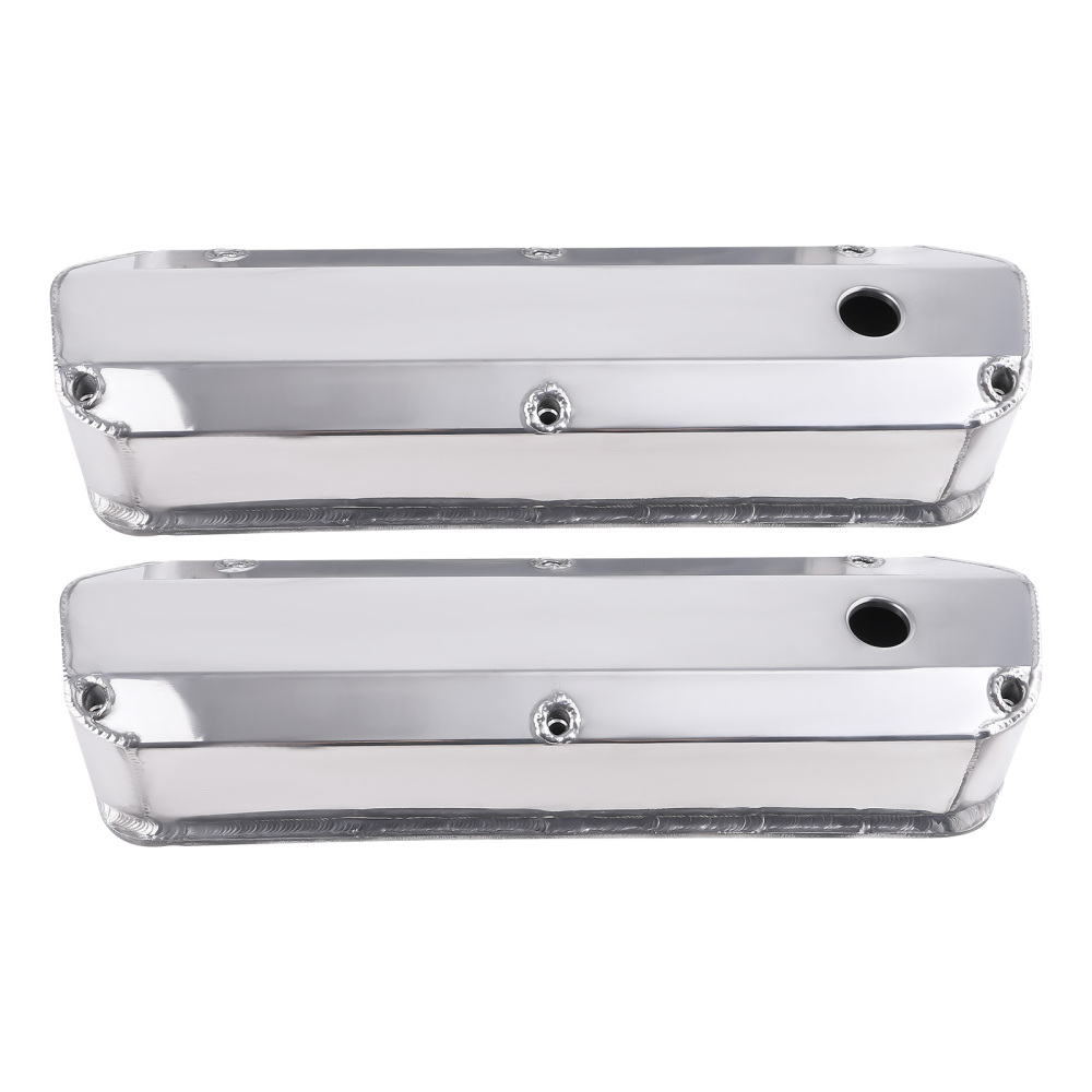 Fabricated Aluminum Tall Valve Covers compatible for Ford 260 289 302 351W 1962-1985