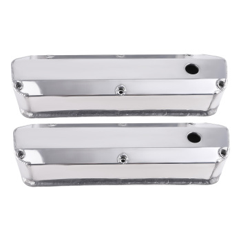 Fabricated Aluminum Tall Valve Covers compatible for Ford 260 289 302 351W 1962-1985