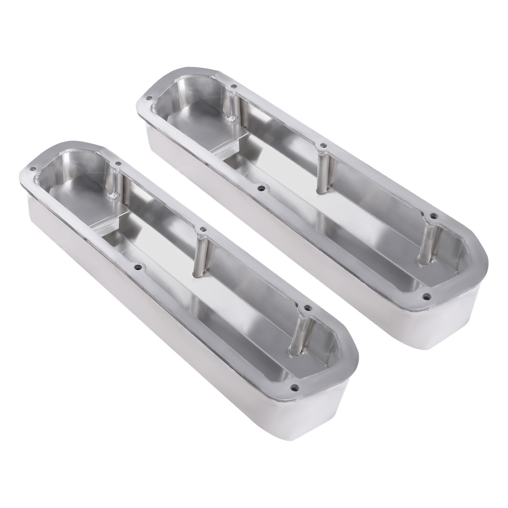 Fabricated Aluminum Tall Valve Covers compatible for Ford 260 289 302 351W 1962-1985