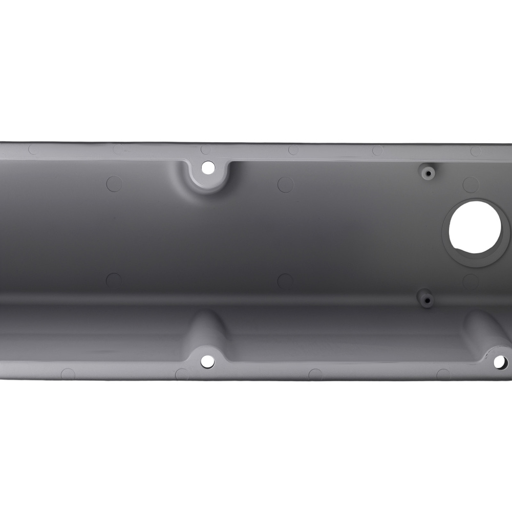 Black Aluminum Tall Valve Covers compatible for Ford 289 302 351W V8 1962-85 Finned Set