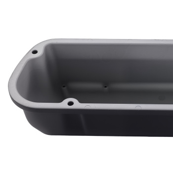 Aluminum Black Valve Covers compatible for Ford 289 302 351W 5.0L Finned 1962-1985