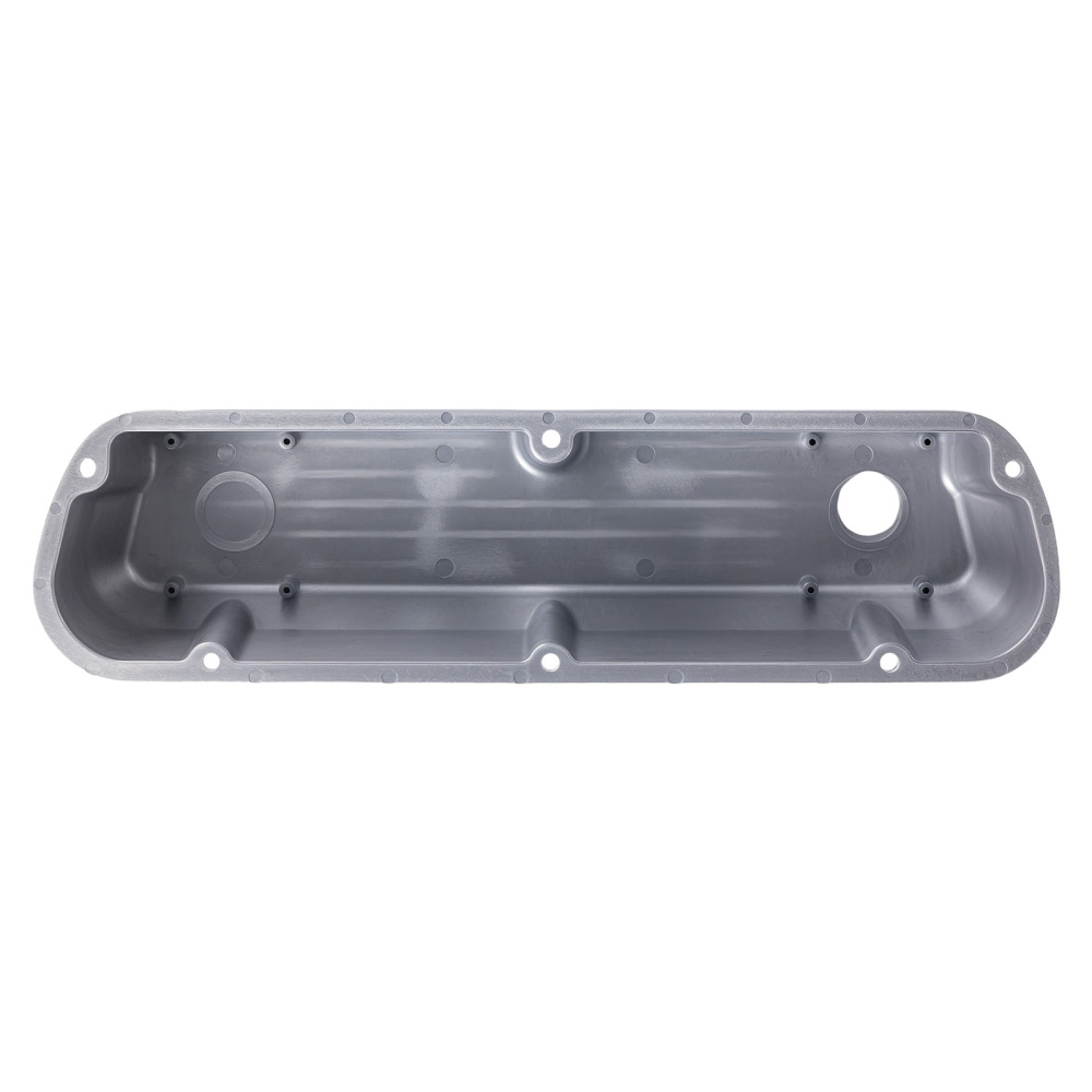 Aluminum Finned Polished Valve Cover compatible for Ford 289 302 351W SBC 1962-85