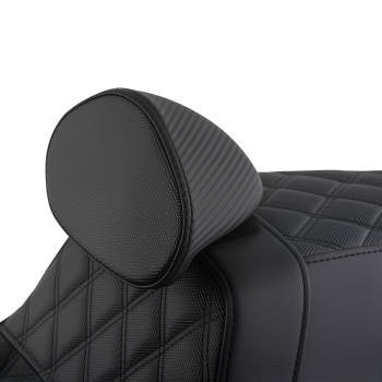 Black Comfort compatible for Seat Compatible for Harley Electra Glide Touring 2009-2023 New