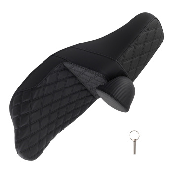 Black Comfort compatible for Seat Compatible for Harley Electra Glide Touring 2009-2023 New