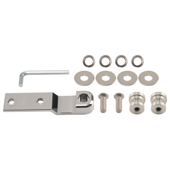 Black Leather compatible for Seat Compatible for Harley Touring 2009-2024 Driver Passenger compatible for White