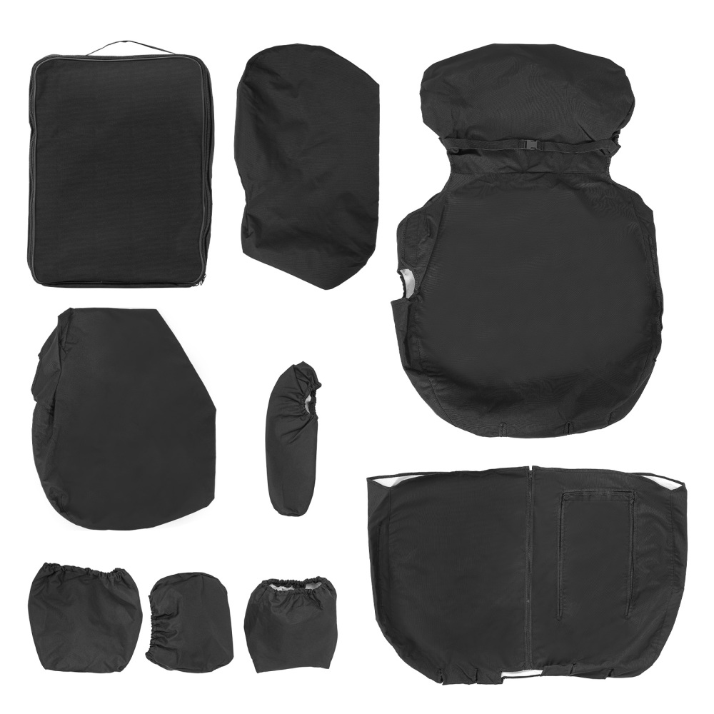 Black Front Seat Cover for Ford Transit 2013-2023 Heavy Duty 600 Denier