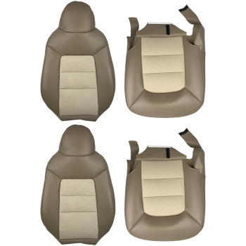 Front 2x top2x bottom compatible for Seat CoversFor compatible for Ford Expedition Eddie Bauer 03-06