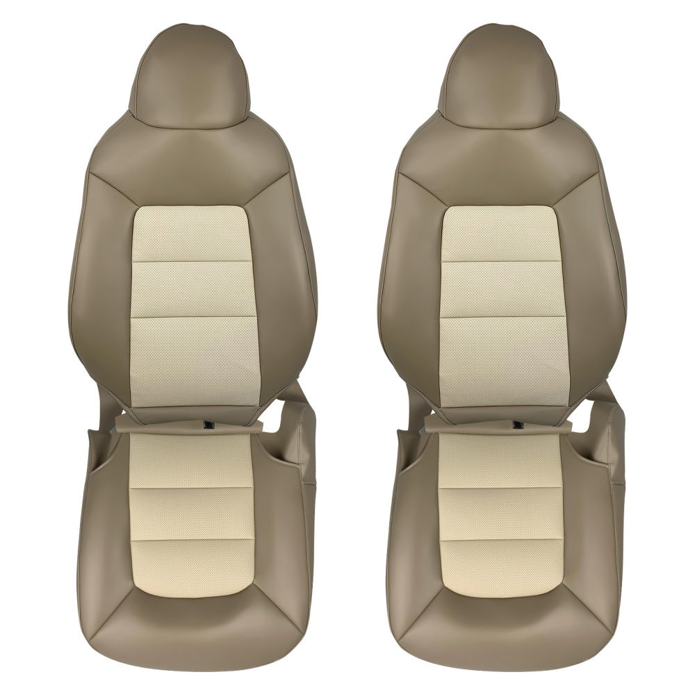 Front 2x top2x bottom compatible for Seat CoversFor compatible for Ford Expedition Eddie Bauer 03-06