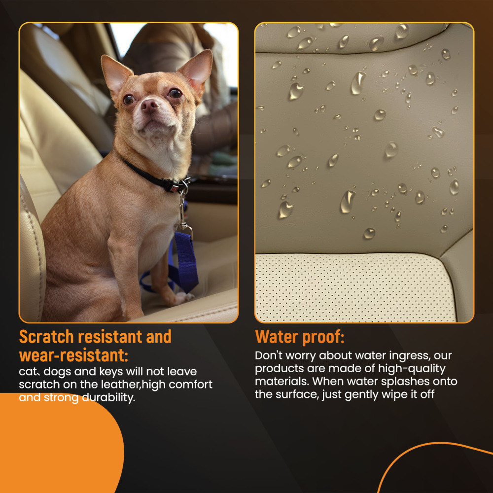 Front 2x top2x bottom compatible for Seat CoversFor compatible for Ford Expedition Eddie Bauer 03-06