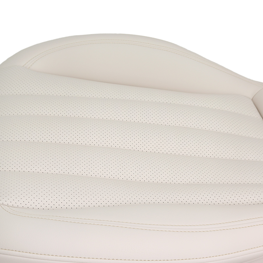 Front Bottom Leather compatible for Seat Cover compatible for Mercedes Benz E300 E350 E400 4Matic 17-2020