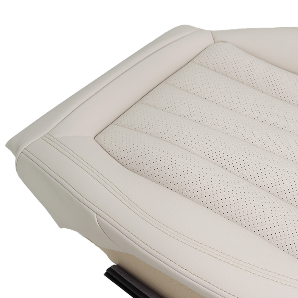 Front Bottom Leather compatible for Seat Cover compatible for Mercedes Benz E300 E350 E400 4Matic 17-2020
