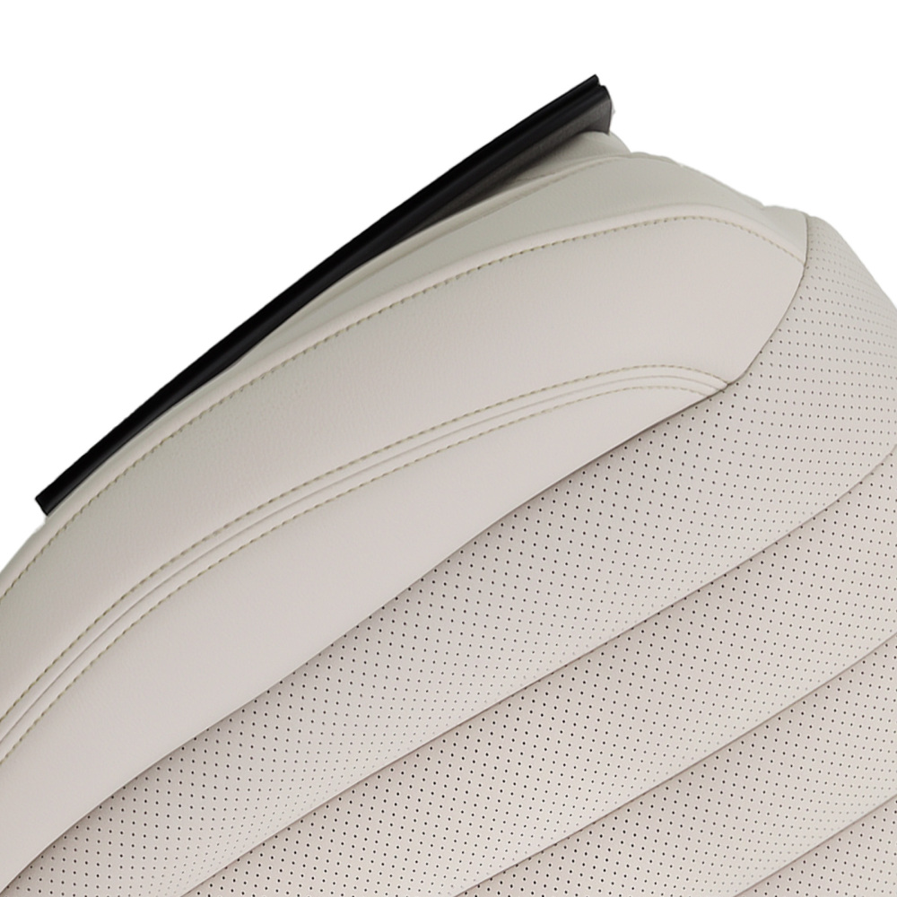 Front Bottom Leather compatible for Seat Cover compatible for Mercedes Benz E300 E350 E400 4Matic 17-2020