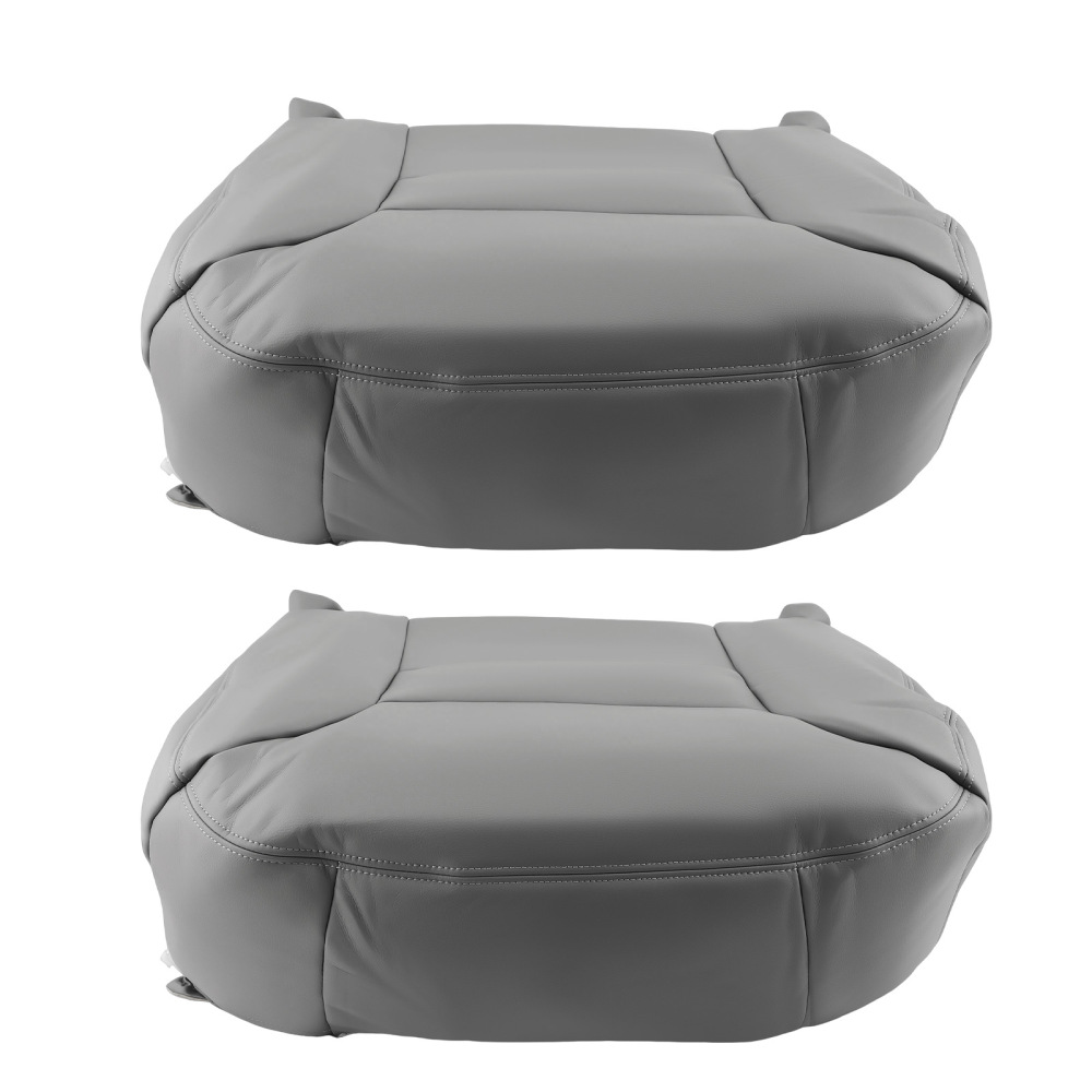 Housse de Siège Avant Cuir compatible pour Chevrolet Silverado/Tahoe GMC Yukon Sierra 95-99