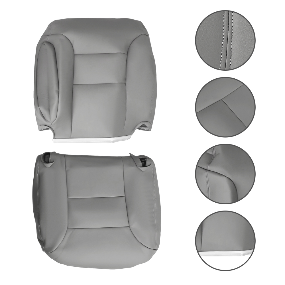 Compatible for Seat Cover GrayFor compatible for Chevy Tahoe Silverado 1995 1996 1997 1998 1999 Gray