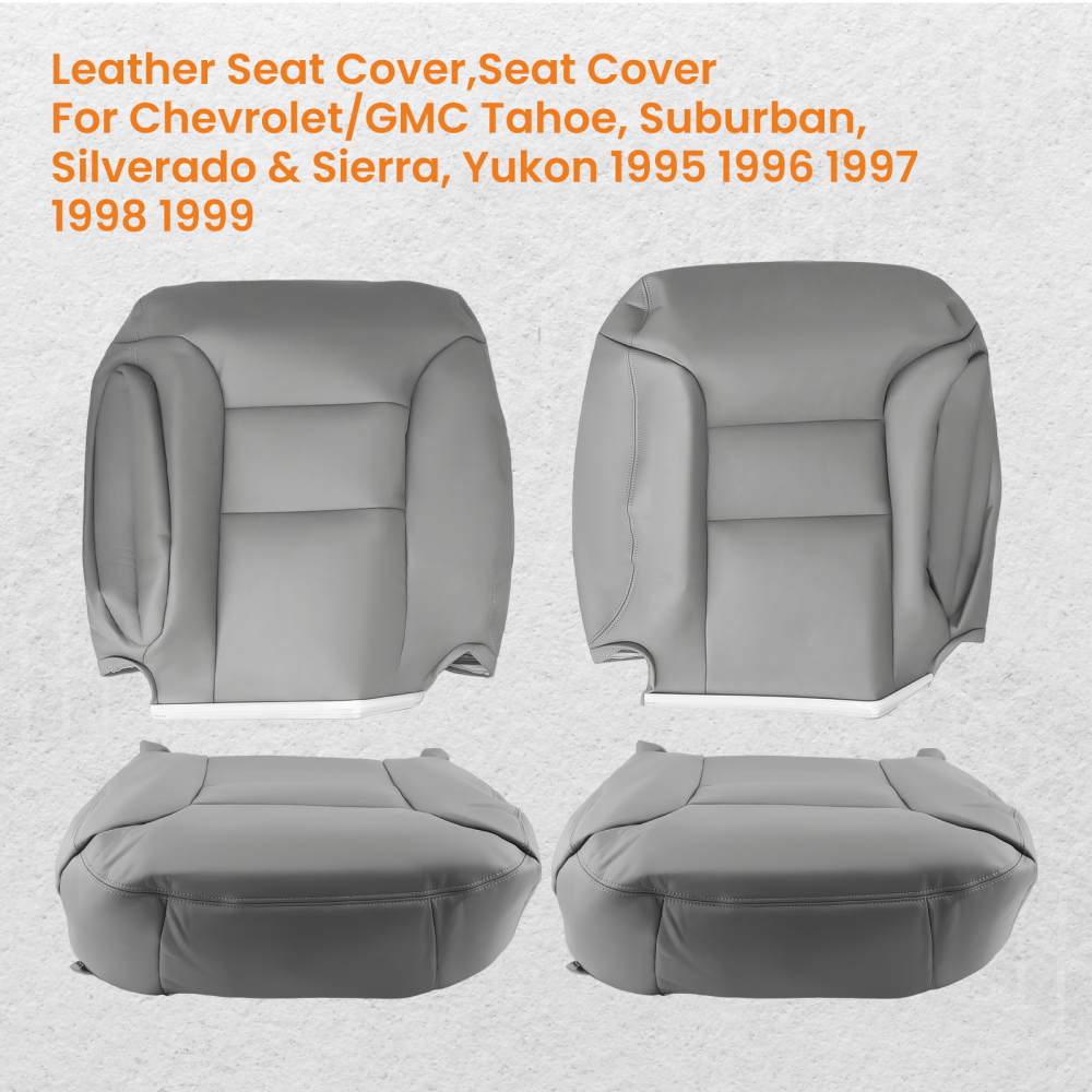 Compatible for Seat Cover GrayFor compatible for Chevy Tahoe Silverado 1995 1996 1997 1998 1999 Gray