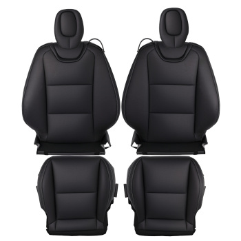 Black Bottom Top compatible for Seat Cover compatible for Chevy Camaro Convertible 2010-2015