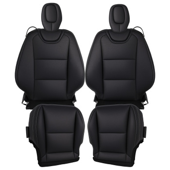 Black Bottom Top compatible for Seat Cover compatible for Chevy Camaro Convertible 2010-2015