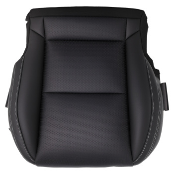 Black Bottom Passenger Leather compatible for Seat Cover compatible for Camaro Coupe Z28 SS 2010-2015