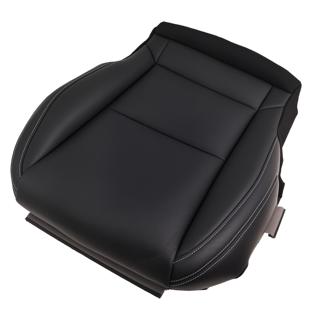 Black Bottom Passenger Leather compatible for Seat Cover compatible for Camaro Coupe Z28 SS 2010-2015
