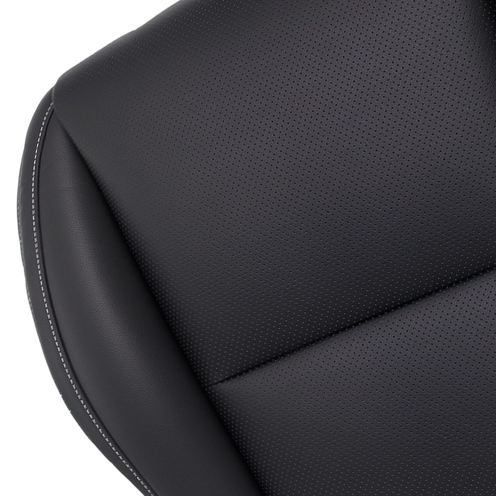 Black Bottom Passenger Leather compatible for Seat Cover compatible for Camaro Coupe Z28 SS 2010-2015