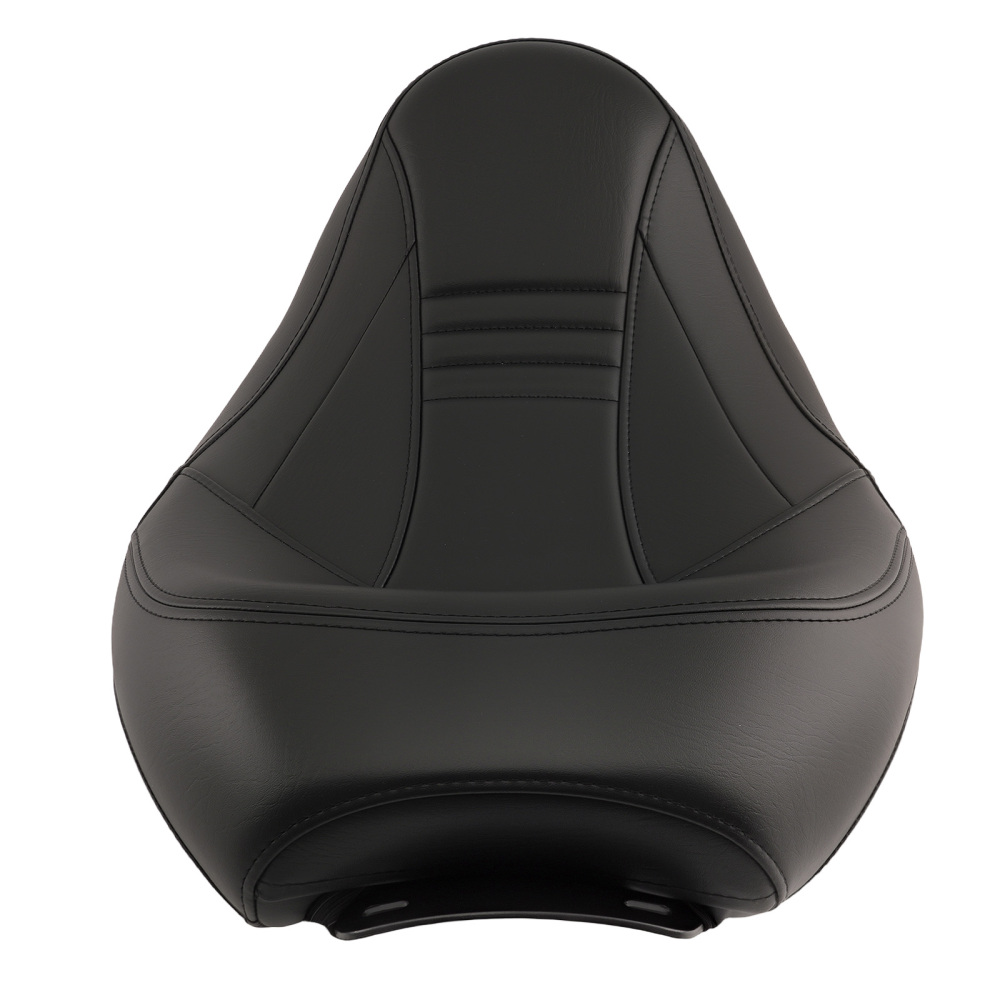 Artificial Leather Black compatible for Seat Compatible for Harley Touring Road Glide 2009-2024