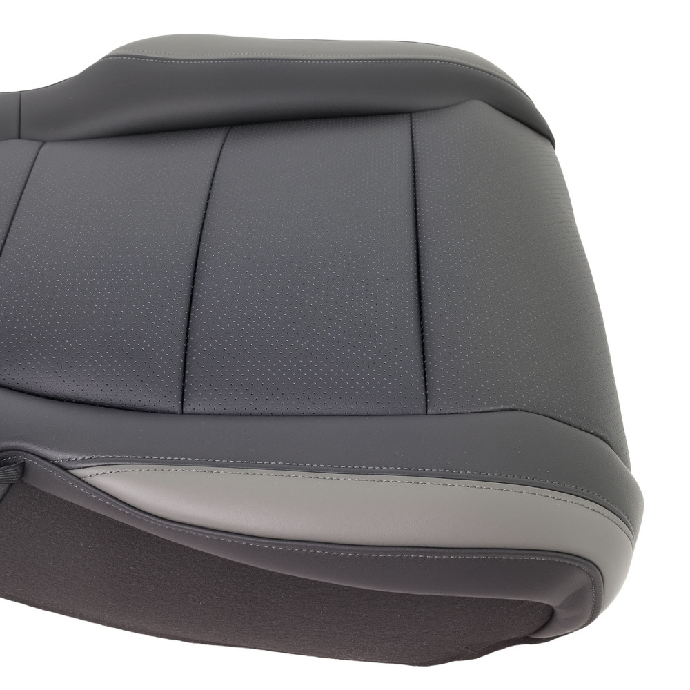 Black Bottom Driver compatible for Seat Cover compatible for Ford F150 Raptor Crew-Cab 2017-2020 Leather