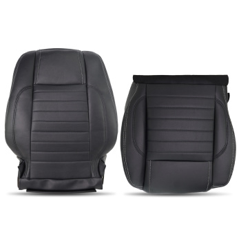 Black Driver compatible for Seat Cover compatible for Ford Mustang GT Premium Coupe 2010-2014