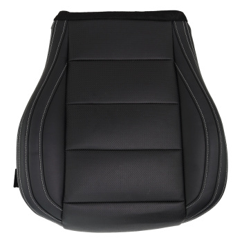 Black Microfiber Perforated Driver Cover compatible for Ford Mustang V6 2015-2023