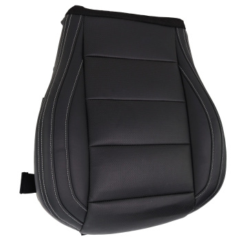 Black Microfiber Perforated Driver Cover compatible for Ford Mustang V6 2015-2023
