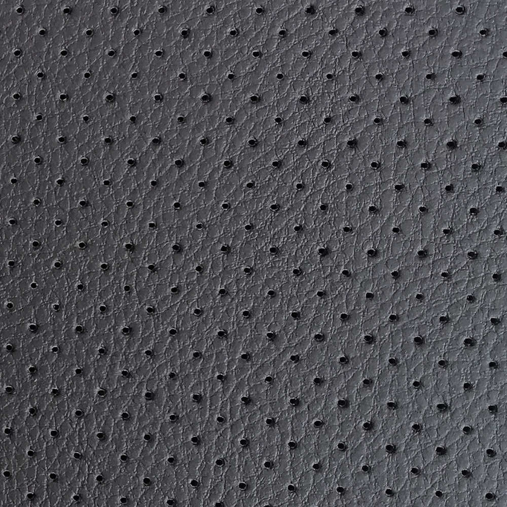 Black Perforated Leather compatible for Seat Cover compatible for Dodge Ram 2500 3500 2013-2018